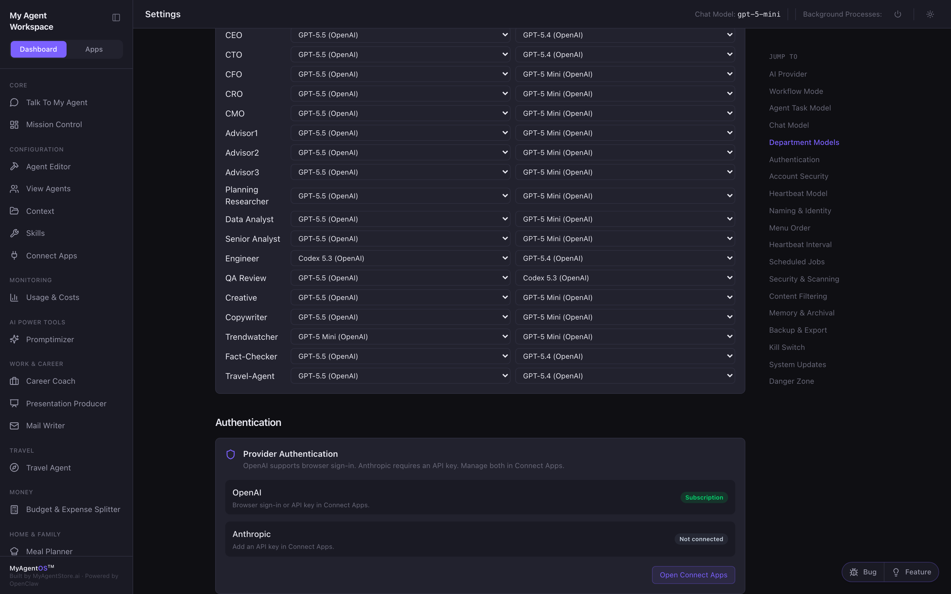 What is connected