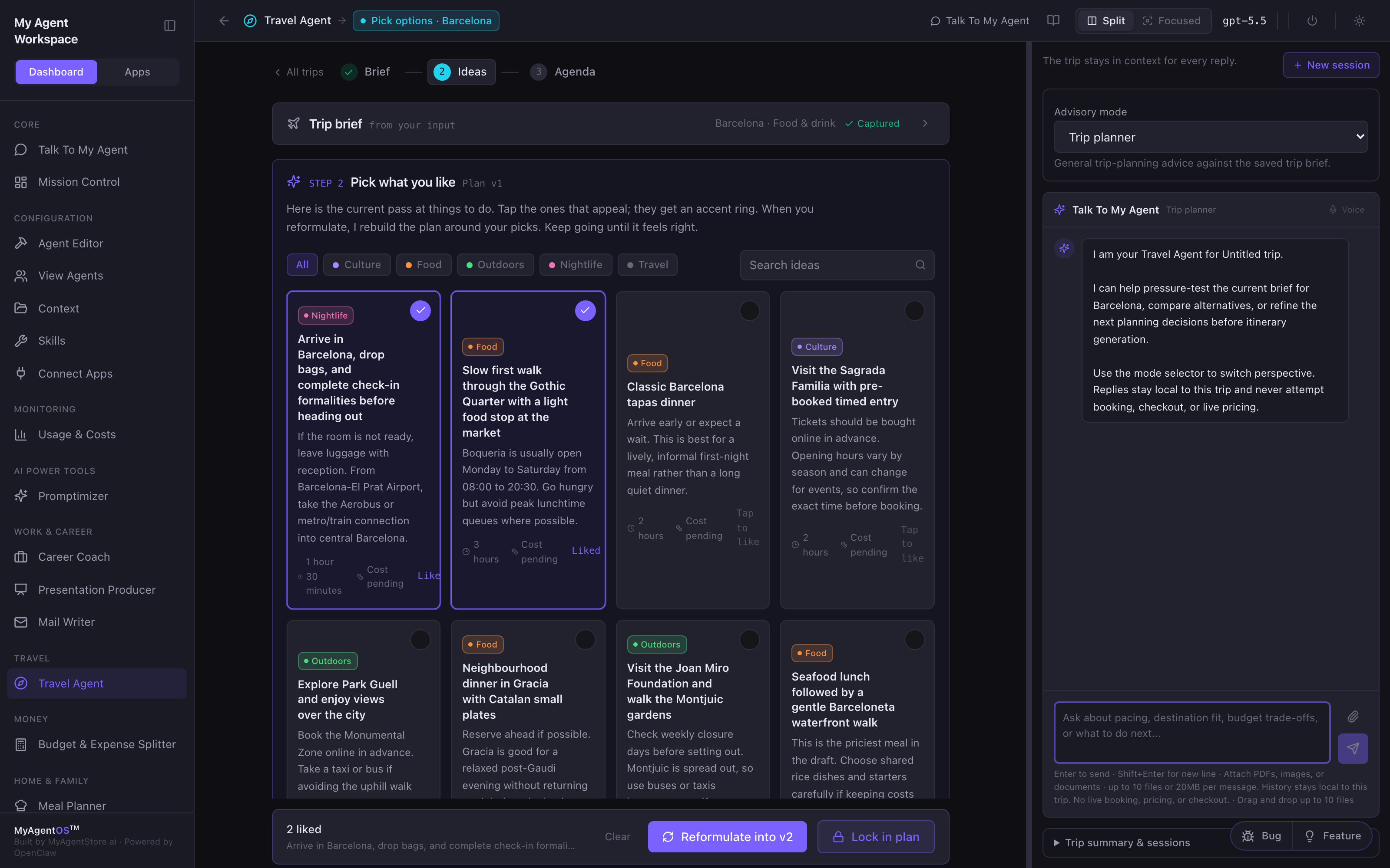 The idea board